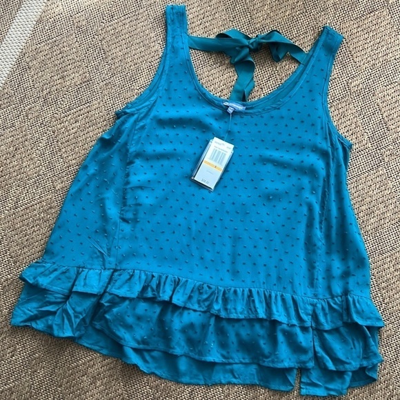 Democracy peplum summer top NWT size S - Picture 1 of 9